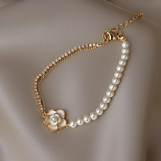 Bracelet Vintage à Fleur