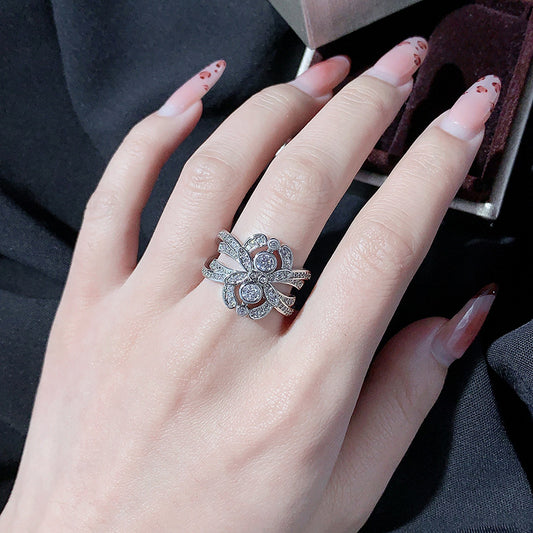 Bague Vintage Élégante Zircone