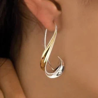 Boucles d'oreilles Pendantes Doré